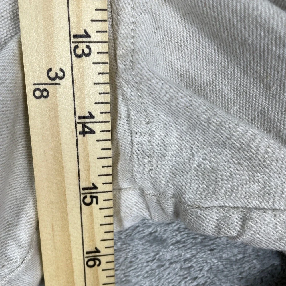 Free People Wide Leg Pants Womens 4 Beige Pleated Linen Blend‎ Twill Staple